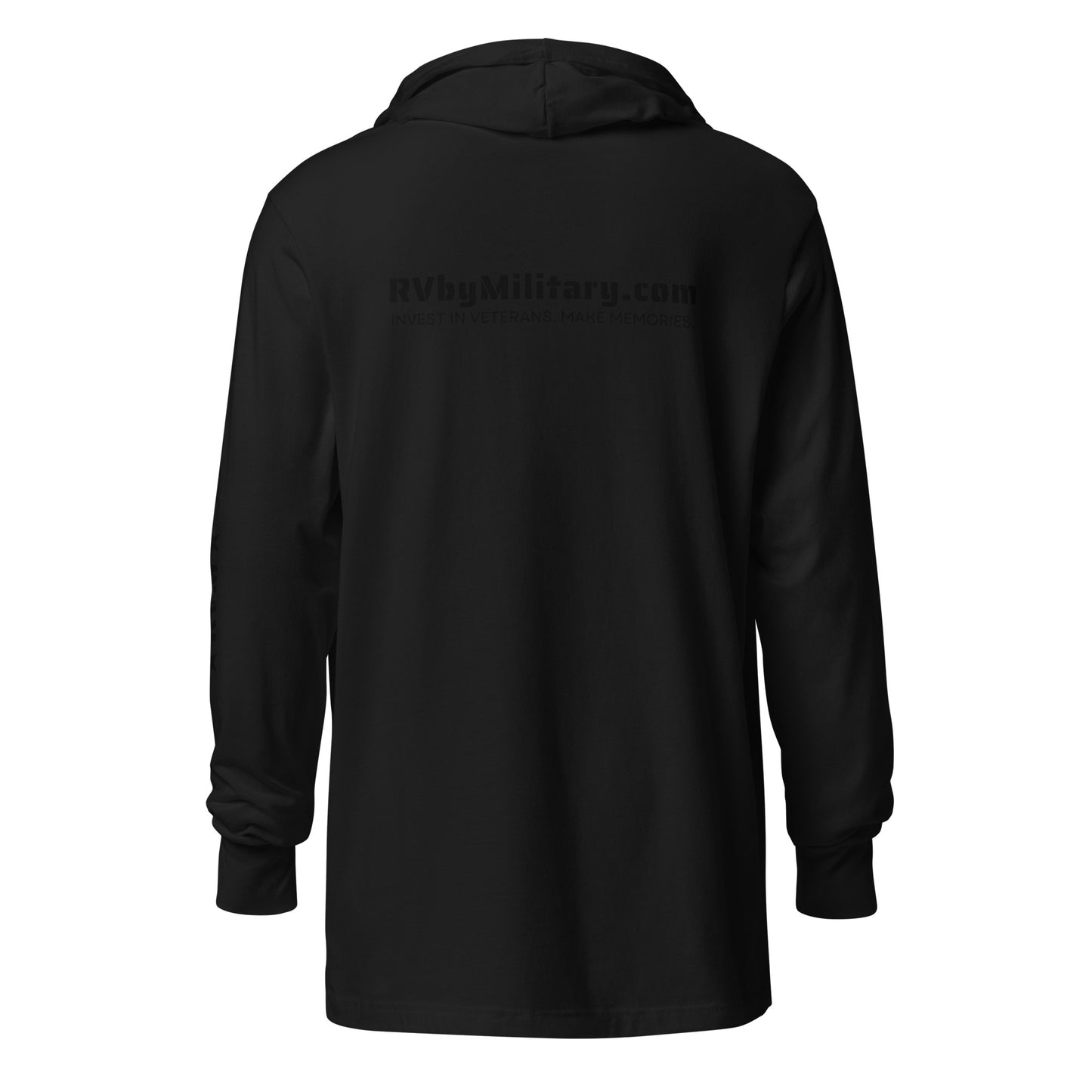 RVM Midnight Hooded long-sleeve tee