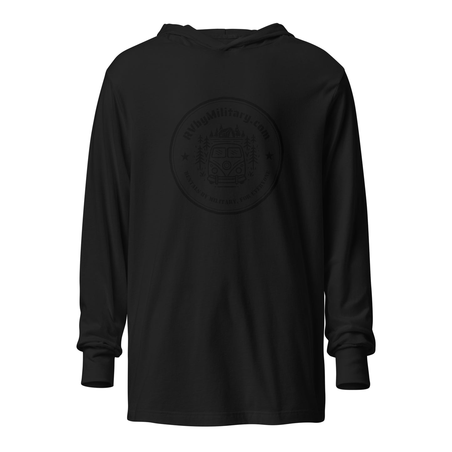 RVM Midnight Hooded long-sleeve tee
