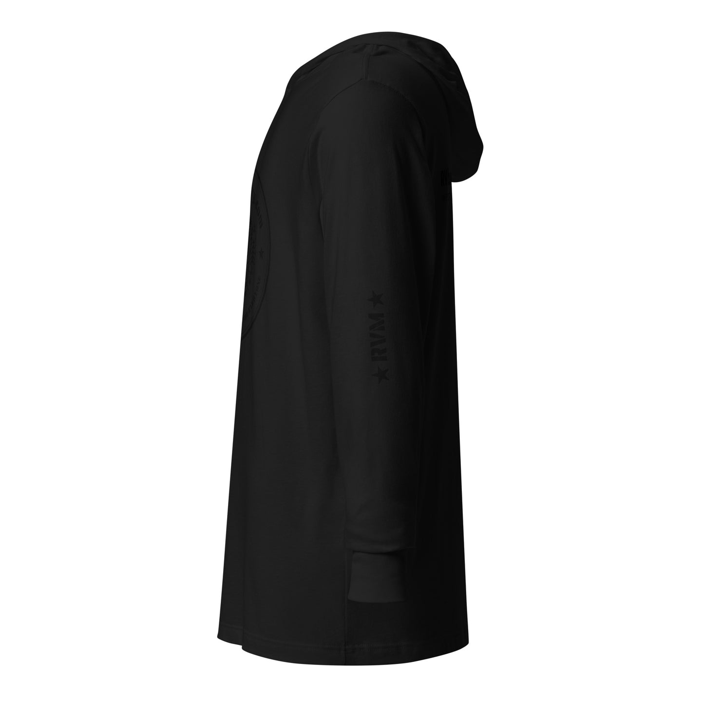 RVM Midnight Hooded long-sleeve tee