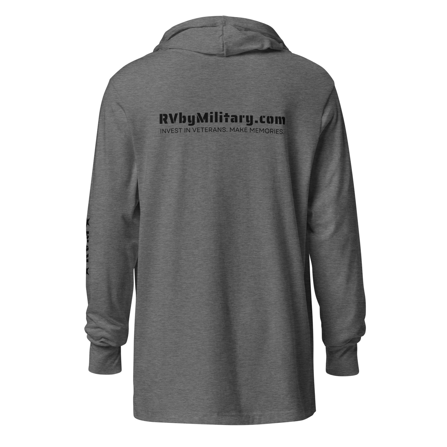 RVM Midnight Hooded long-sleeve tee