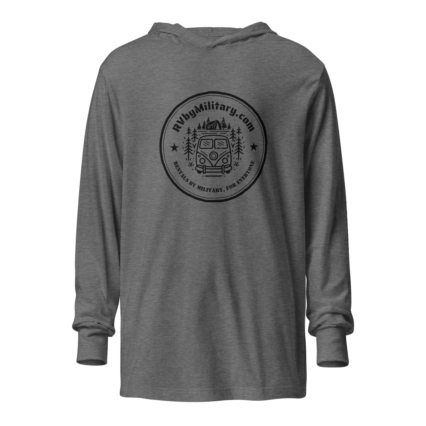 RVM Midnight Hooded long-sleeve tee