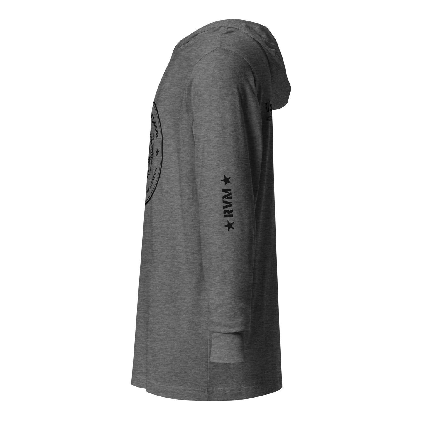 RVM Midnight Hooded long-sleeve tee