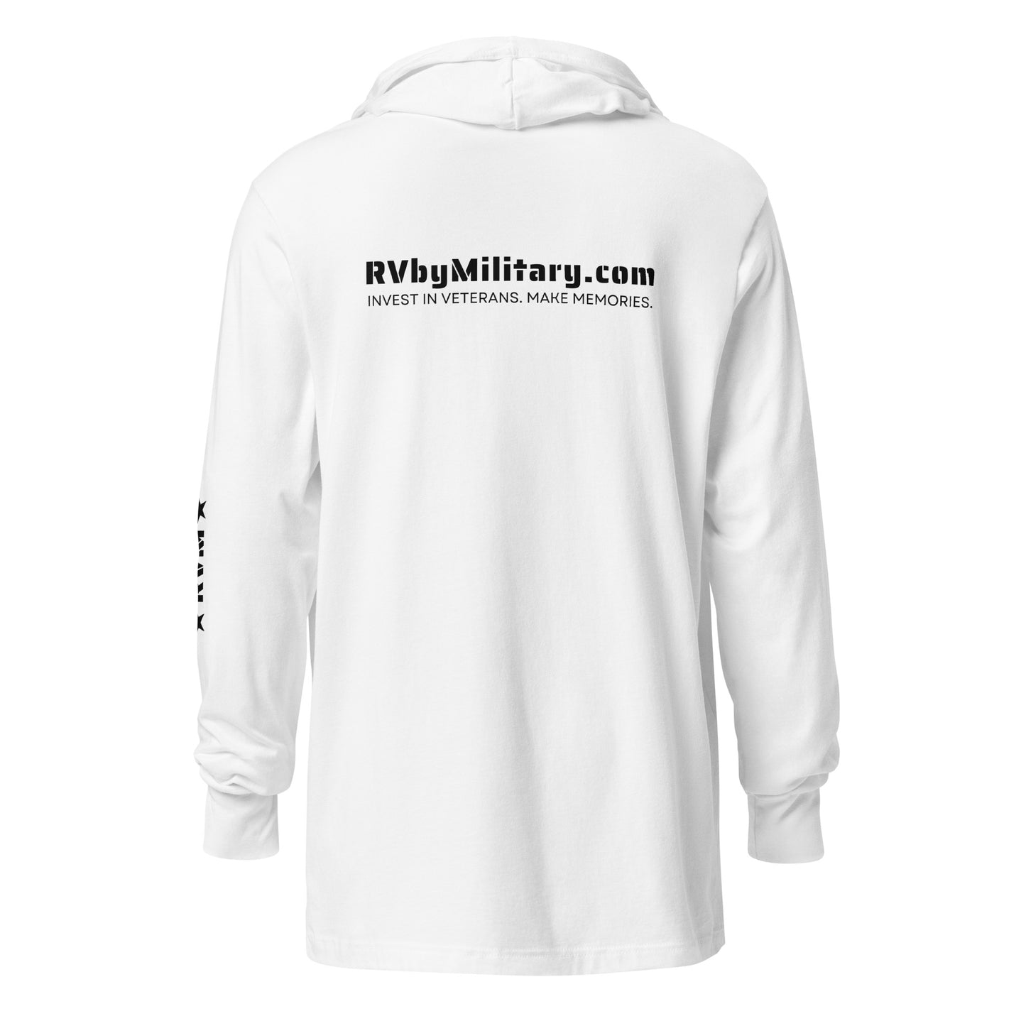 RVM Midnight Hooded long-sleeve tee