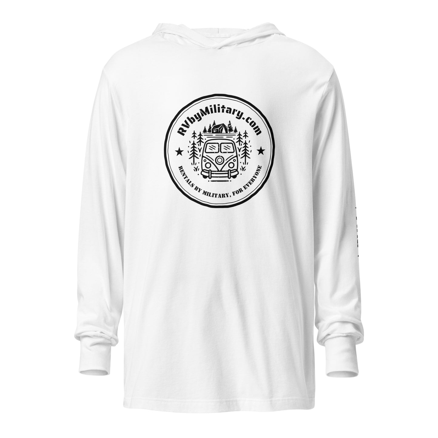 RVM Midnight Hooded long-sleeve tee