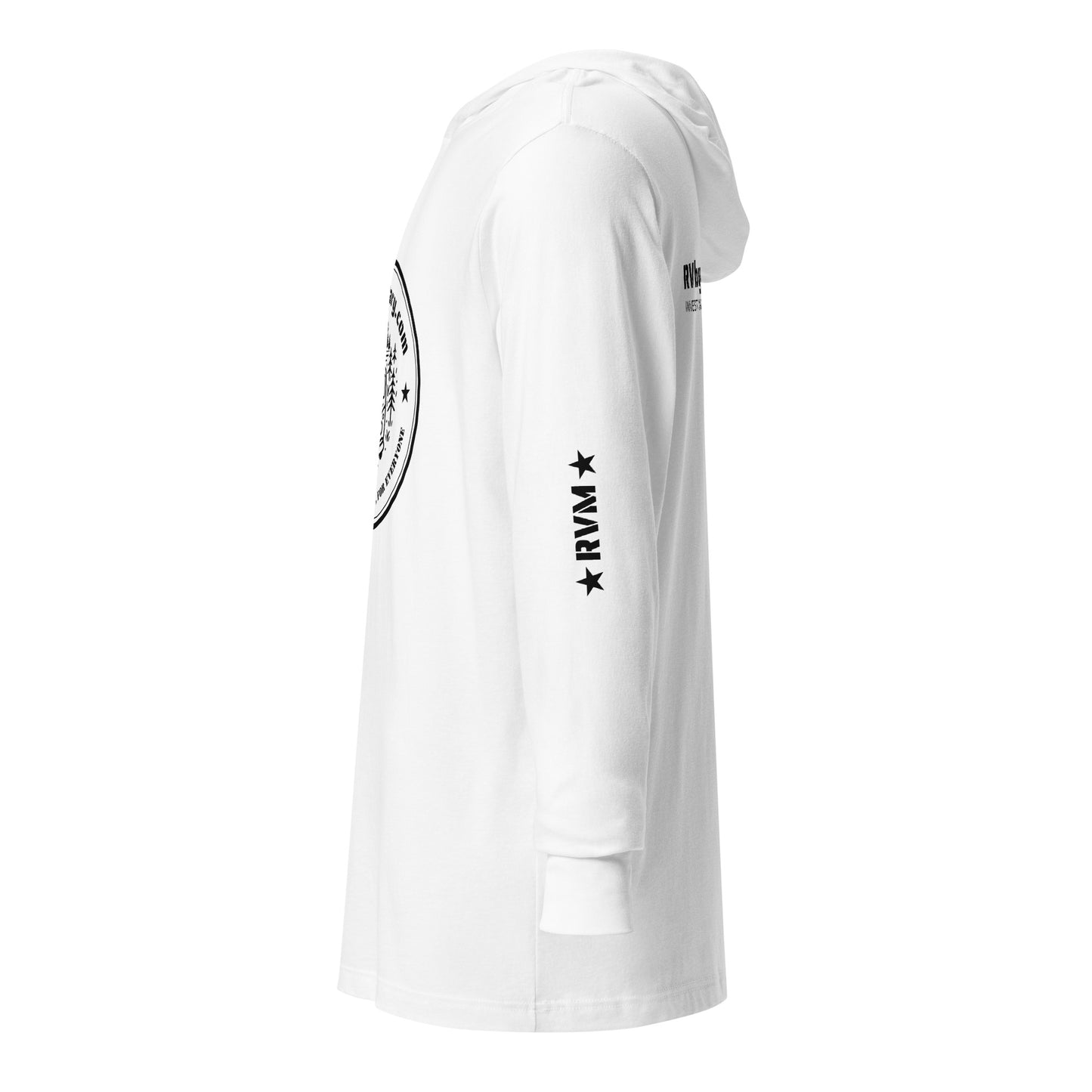 RVM Midnight Hooded long-sleeve tee
